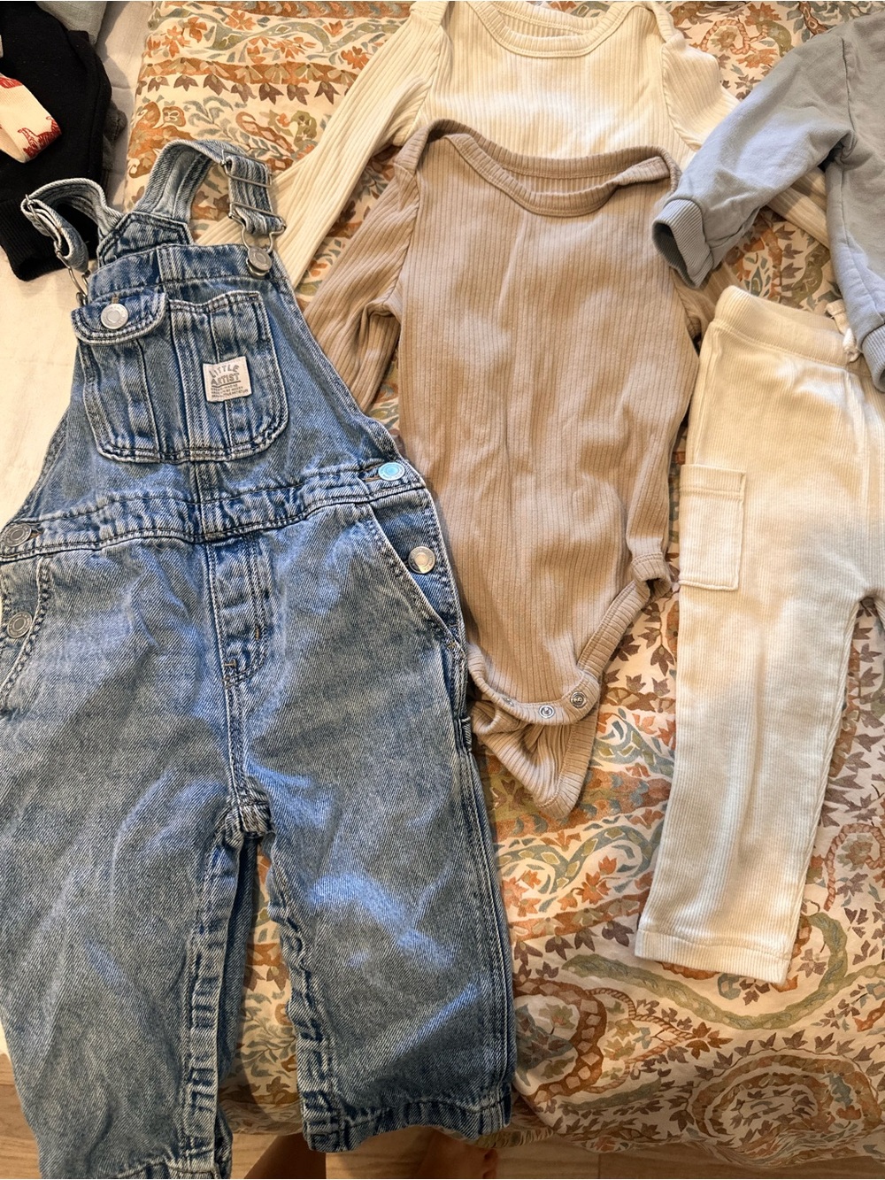 Baby boys 18m little co overall bundle
